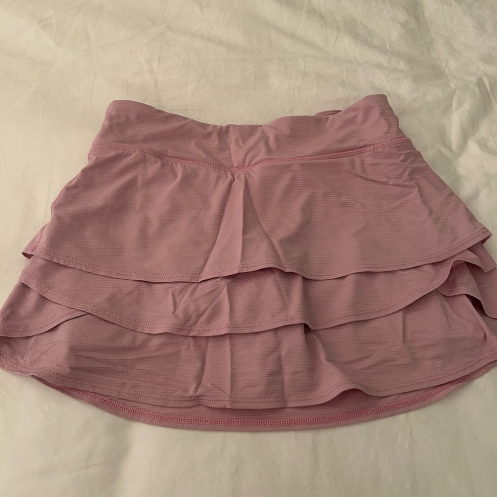 Athleta Pink Tiered Mini Skirt